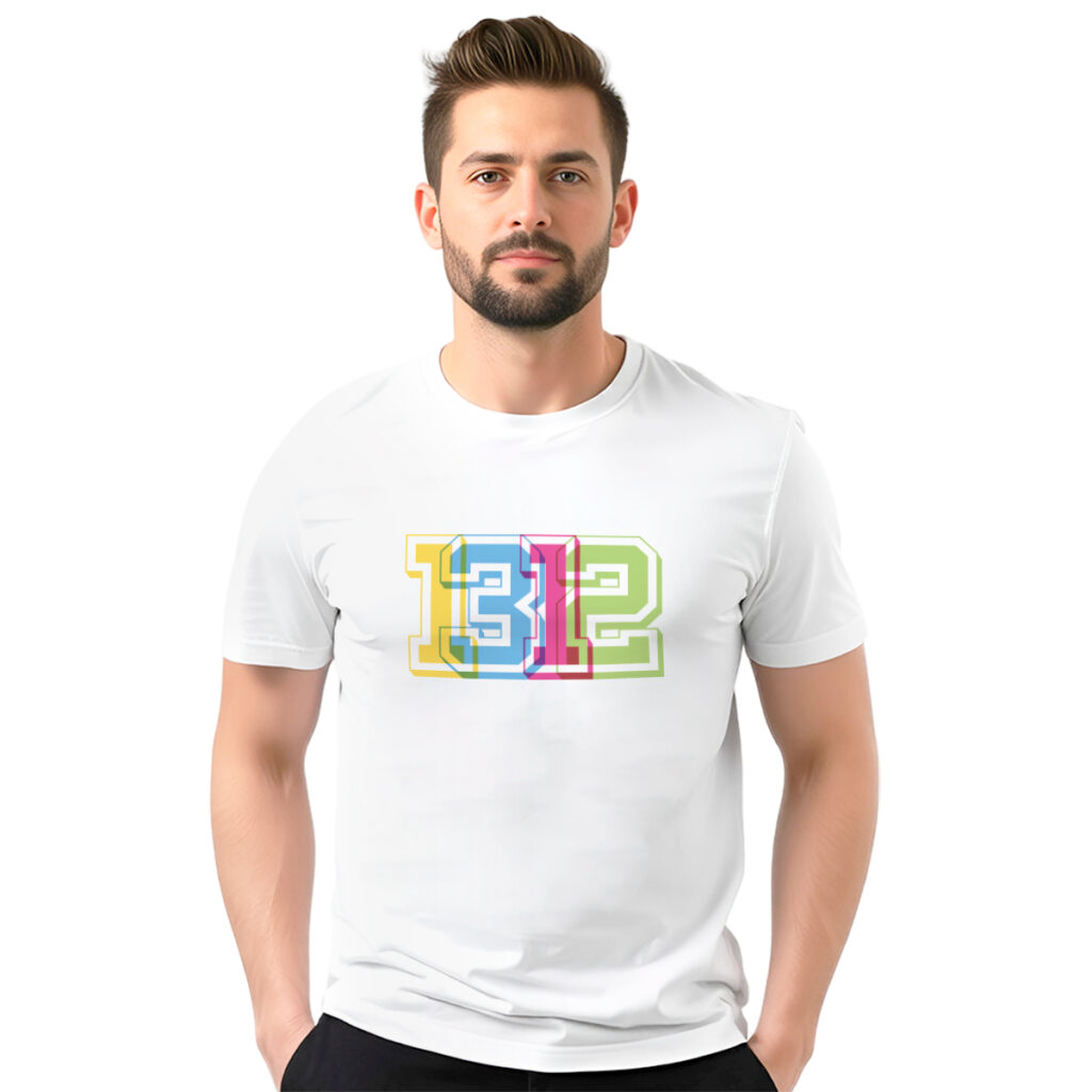1312 − muška bela majica