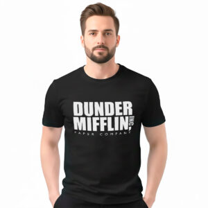 Dunder Mifflin Inc − muška crna majica