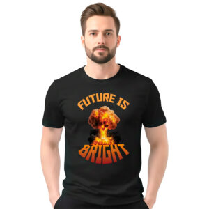 Future is Bright − muška crna majica