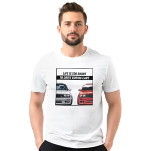 BMW M3 − muška bela majica