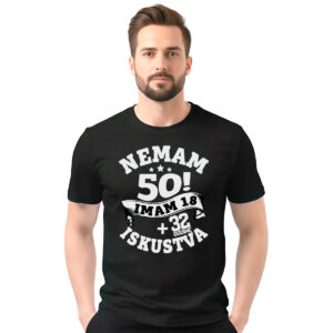 Nemam 50! − muška crna majica