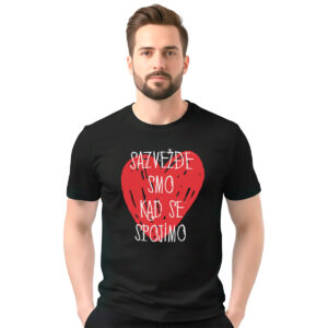 Sazvežđe smo − muška crna majica