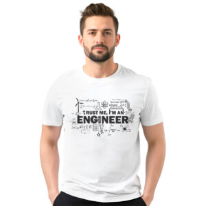Trust me I am an Engineer − muška bela majica