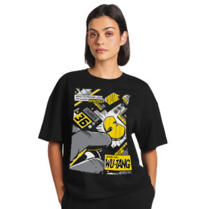 Wu-Tang – ženska oversize crna majica