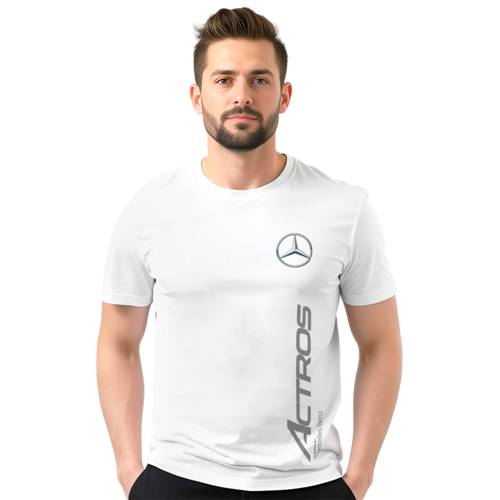 Actros by Mercedes-Benz − muška bela majica