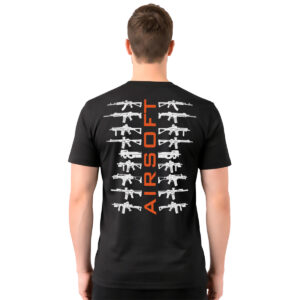 Airsoft replike − muška crna majica