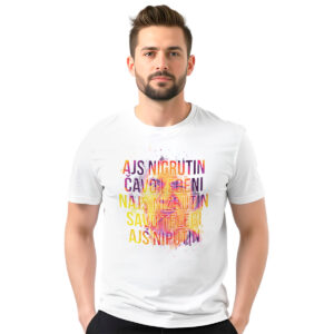 Ajs Nigrutin − muška bela majica