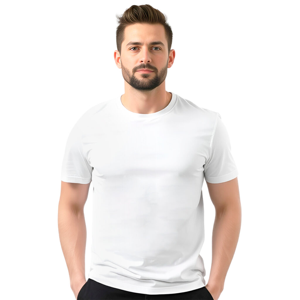 Muška bela majica bez štampe