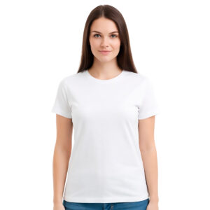 Ženska bela majica bez štampe