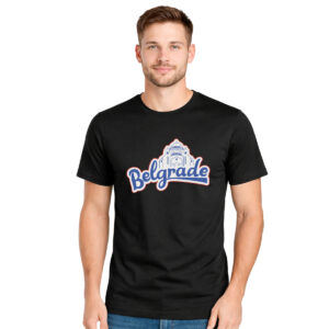 Belgrade − muška crna majica