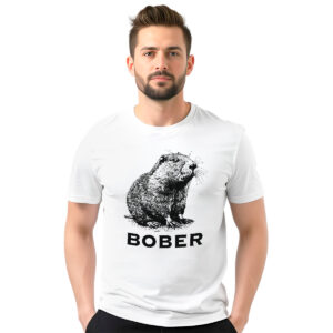 Bober – muška bela majica