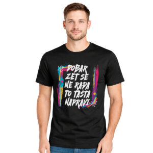 Dobar zet se ne rađa – muška crna majica