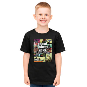 GTA San Andreas − dečija crna majica