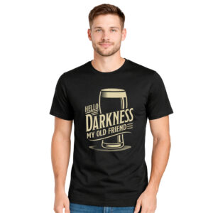 Hello Darkness my old friend – muška crna majica