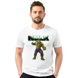 Hulk − muška bela majica