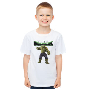 Hulk − dečija bela majica
