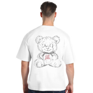 I will love you forever − muška oversize bela majica