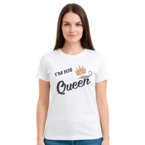 I'm his Queen – ženska bela majica