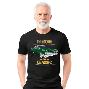 I'm not Old, I'm a Classic − muška crna majica