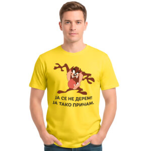 Ja se ne derem − muška žuta majica