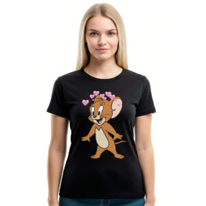 Jerry – ženska crna majica