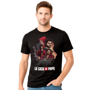La Casa de Papel – muška crna majica