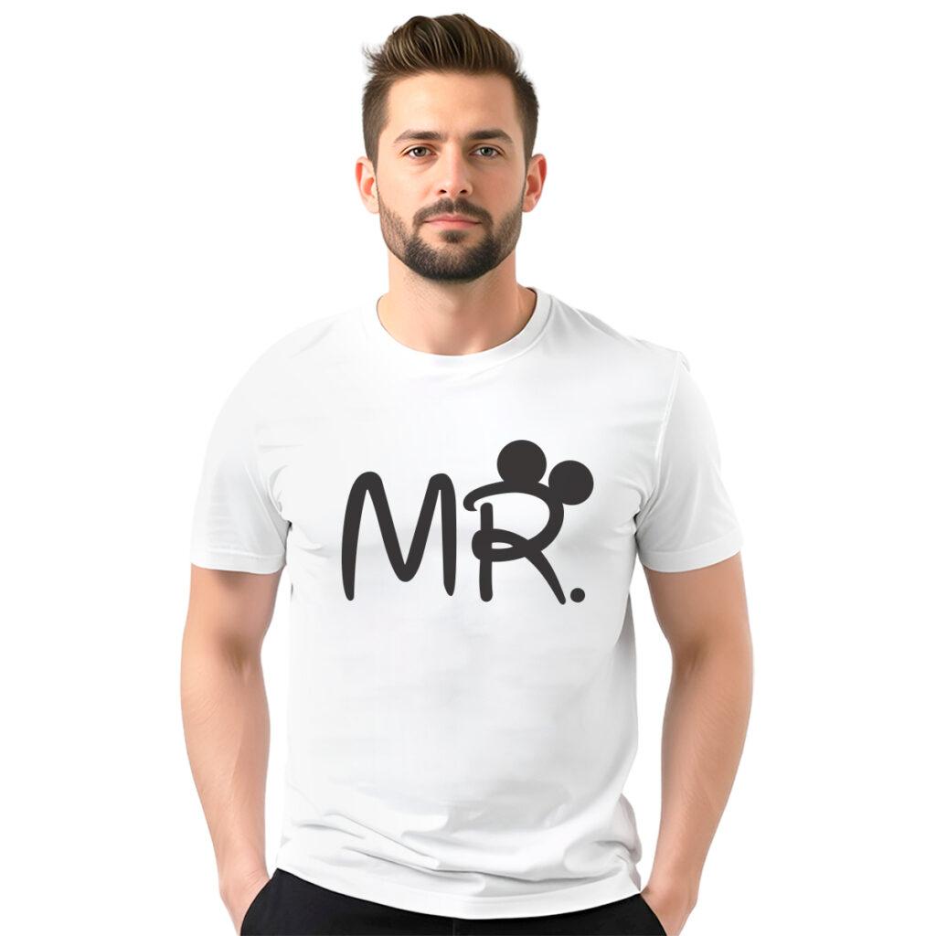 MR. – muška bela majica