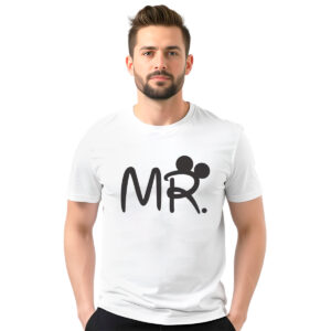 MR. – muška bela majica