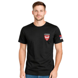 Nemanjićki grb  – muška crna majica