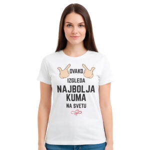 Ovako izgleda najbolja kuma – ženska bela majica