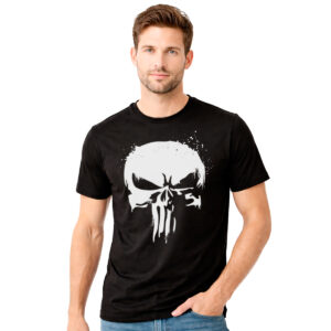 Punisher − muška crna majica