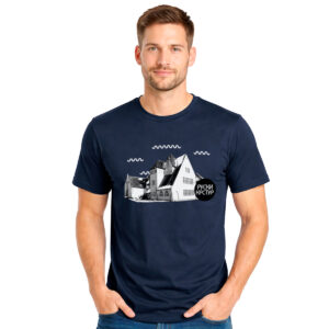 Ruski Krstur Zamak – muška teget majica