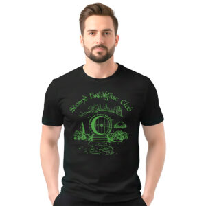 Second Breakfast Club − muška crna majica