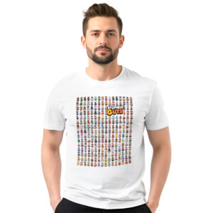 Stumble Guys – muška bela majica