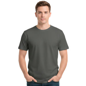 Muška tamno siva majica bez štampe