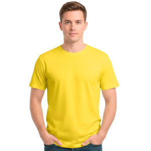 Muška žuta majica bez štampe