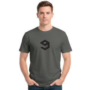 9gag – muška tamno siva majica