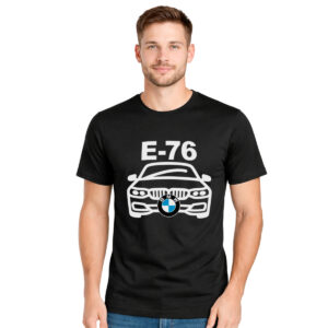 BMW E-76 − muška crna majica