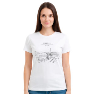 Beograd Kalemegdan – ženska bela majica