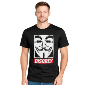 Disobey – muška crna majica