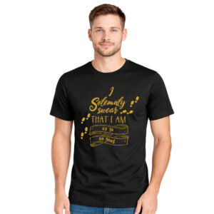 I solemnly swear that I am up to no good – muška crna majica