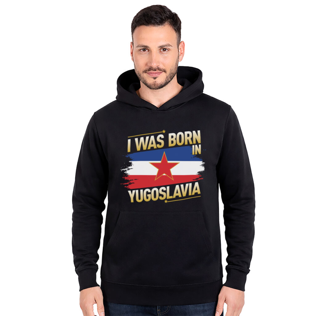 I was born in Yugoslavia − unisex crni duks