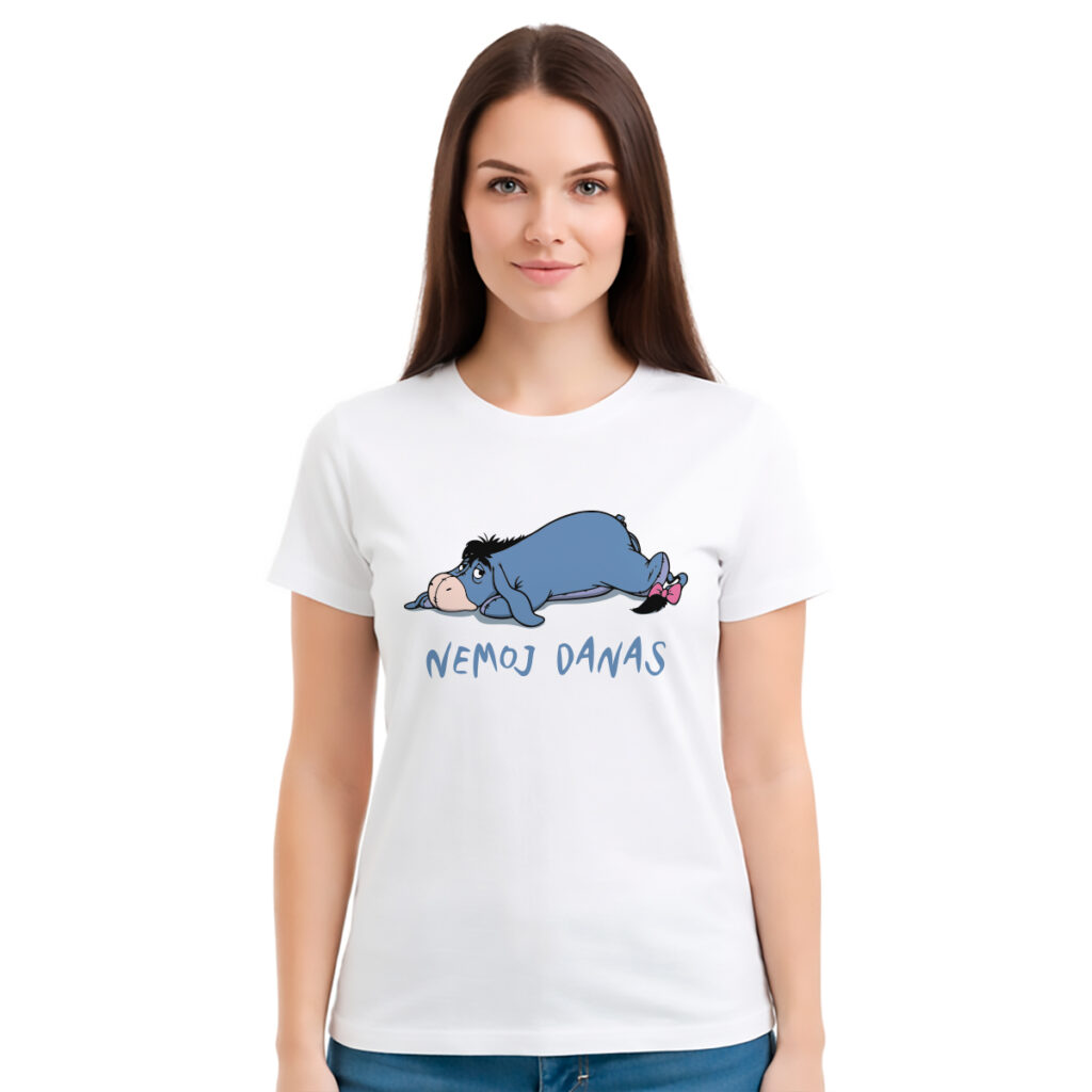 Nemoj danas – ženska bela majica