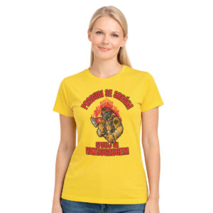 Spavaj sa vatrogascem − ženska žuta majica