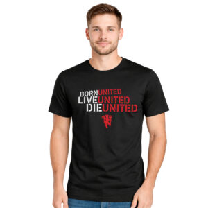 United − muška crna majica