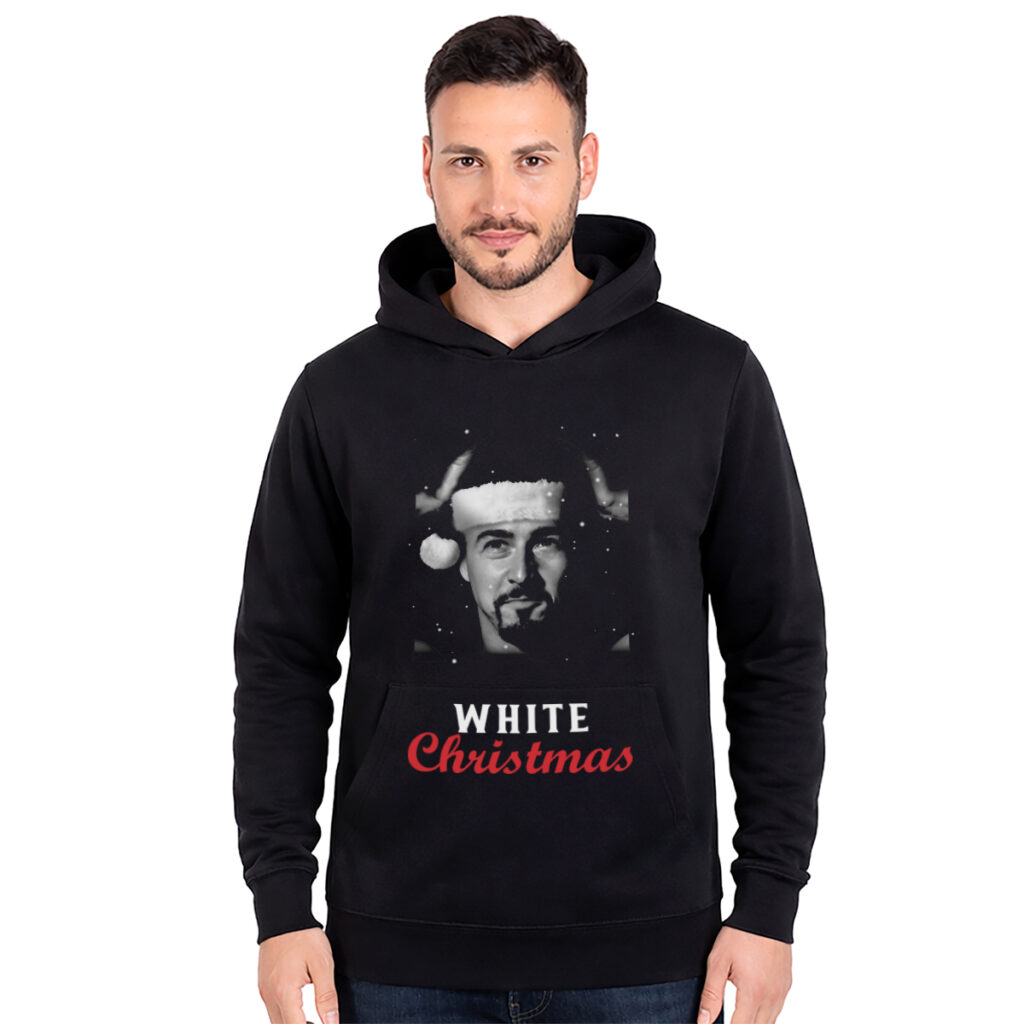 White Christmas – unisex crni duks