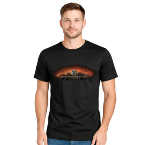 World of Tanks − muška crna majica