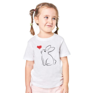 Zec – dečija bela majica