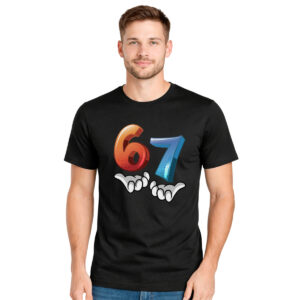 6 7 – muška crna majica