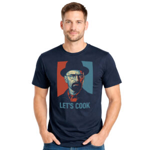Let's cook − muška teget majica